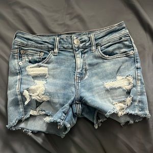 American Eagle ripped shorts